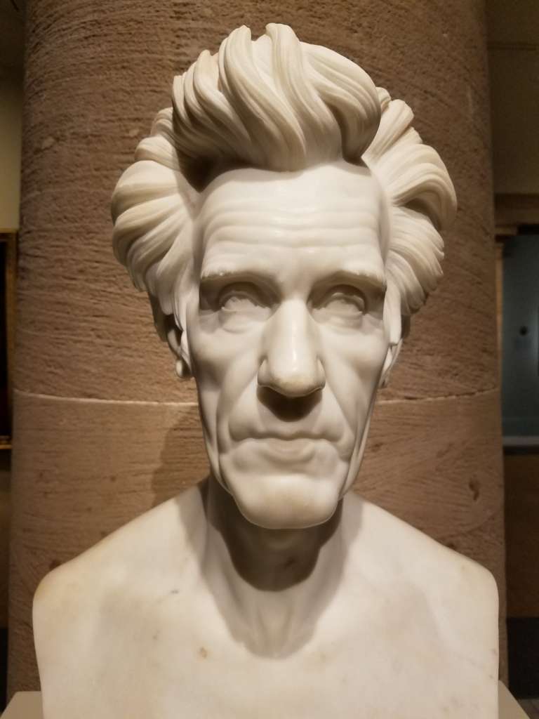 Bust of President Andrew Jackson at National Portrait Gallery