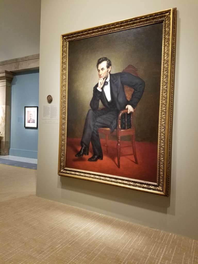 President Abraham Lincoln's portrait in America's Presidents