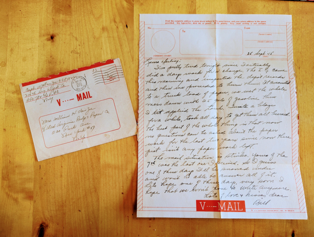 WWII V-Mail