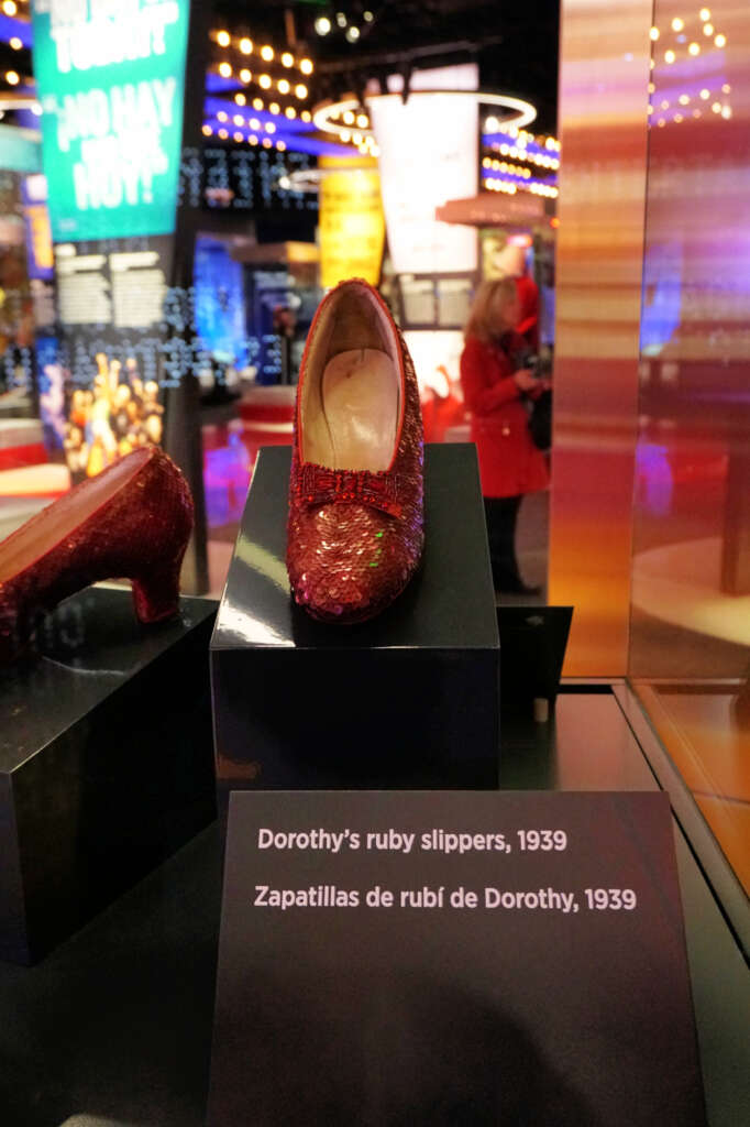 Dorothy's slippers at the Smithsonian
