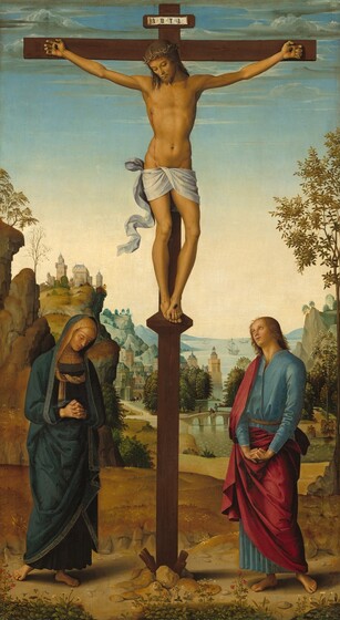 Crucifixion painting