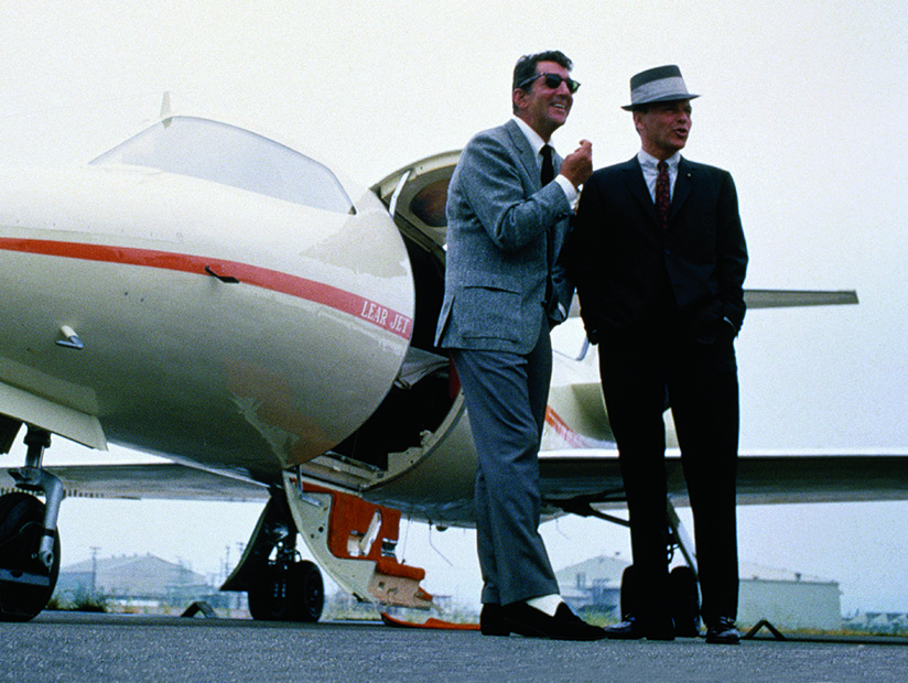 Frank Sinatra and Learjet