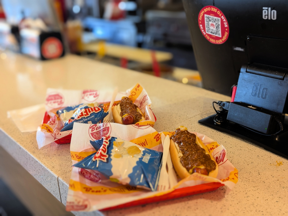 Ben's Chili Bowl half smokes
