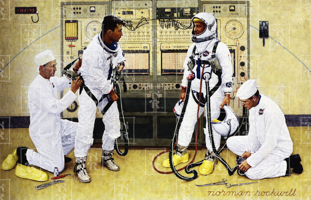 The Longest Step (Grissom and Young Suiting Up)