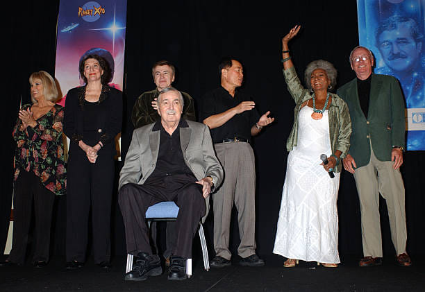 Neil Armstrong celebrating Doohan's retirement