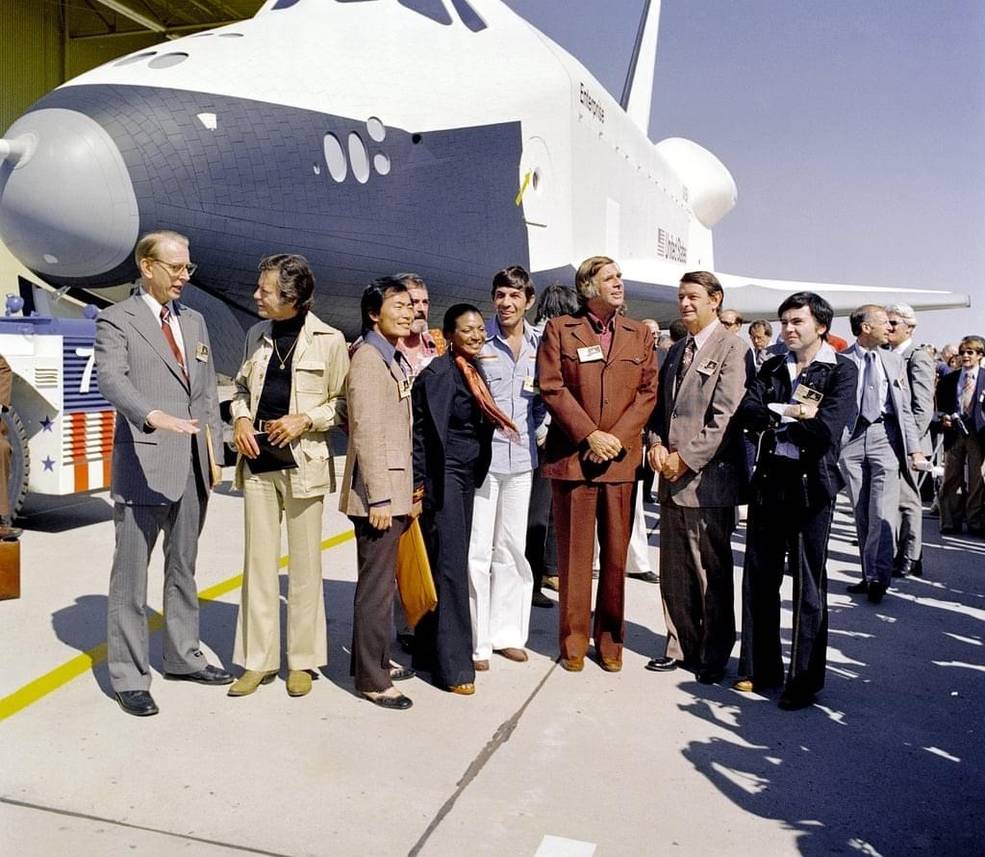 Star Trek creator and cast at rollout